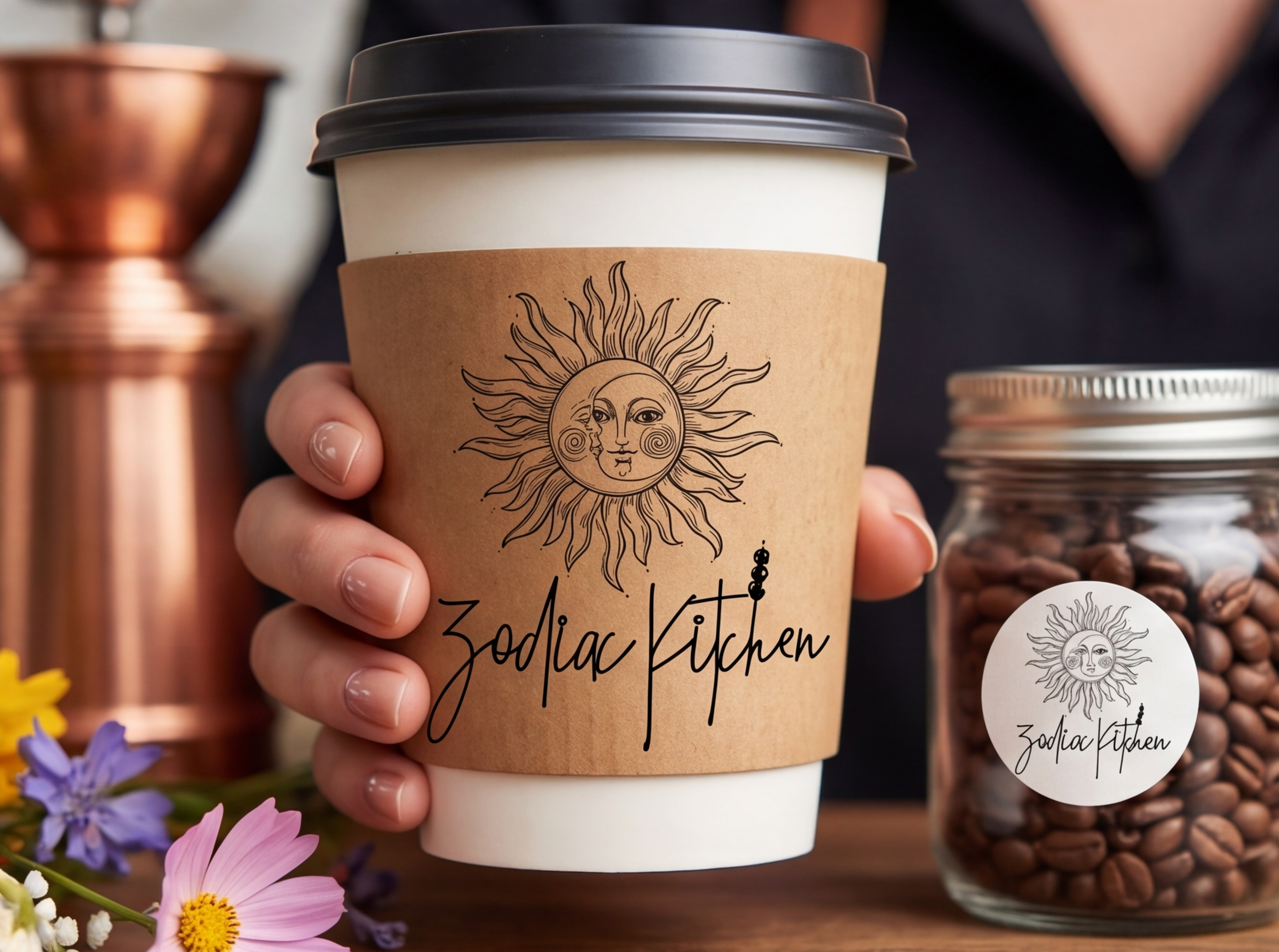 Zodiac Kitchen coffee cup